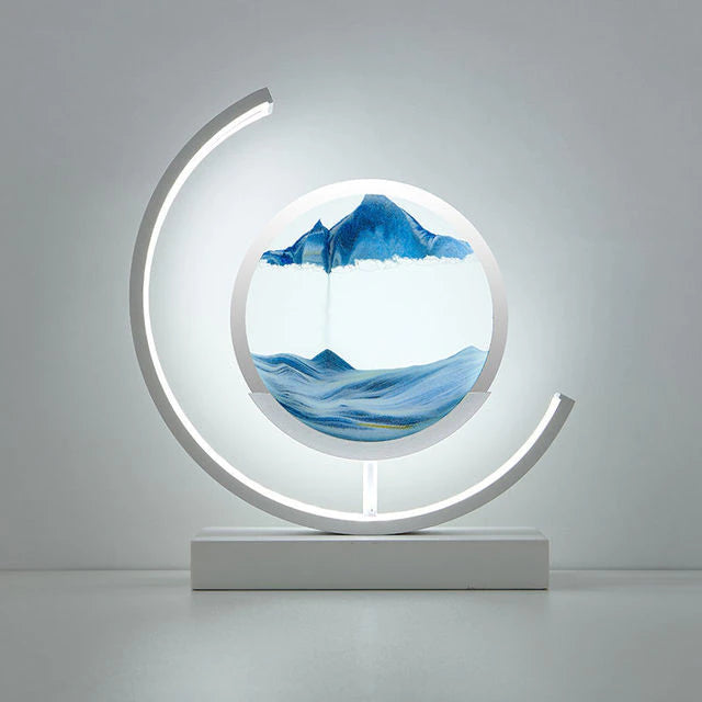 LED Quicksand Table Lamp